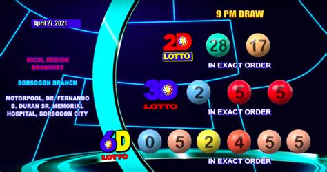 3d result 5pm today